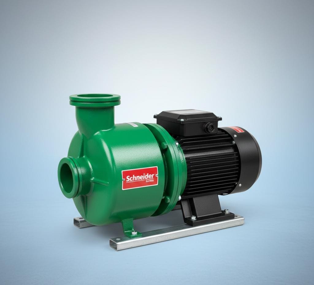 Bombas para Cisterna: Saiba qual o modelo ideal para sua necessidade 2 Bomba Centrífuga monoestágio Schneider BC-92S - 1.5 CV, posicionada de forma centralizada em uma imagem horizontal.